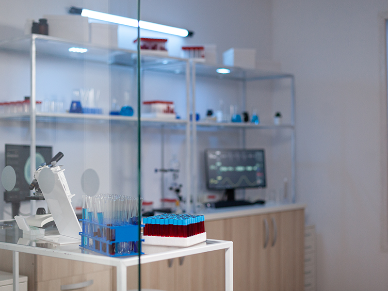 Laboratorio de un fabricante de productos químicos